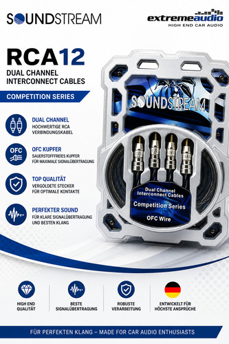 Soundstream rca12 cinch - rca12,