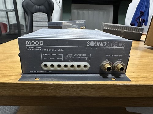 Soundstream car audio d100 - audio,